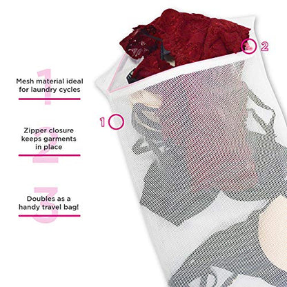 Maidenform Women's Mesh Lingerie Bag