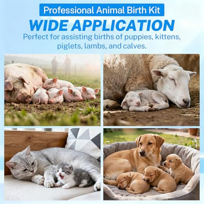 Complete Animal Birth Kit for Newborns - Essential Supplies