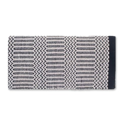 Mayatex Ramrod Doubleweave Saddle Blanket - color: Black/Gray, size: 32 x 64-Inch