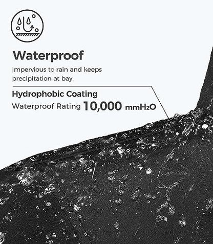 wantdo Women Hardshell Waterproof Windproof Insulated Ski Trekking Jacket - color: Black, size: Small