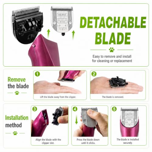 5 in 1 Replacement Blade Compatible with WAHL Bravura Chromado Creativa - color: 3 Pack Silver