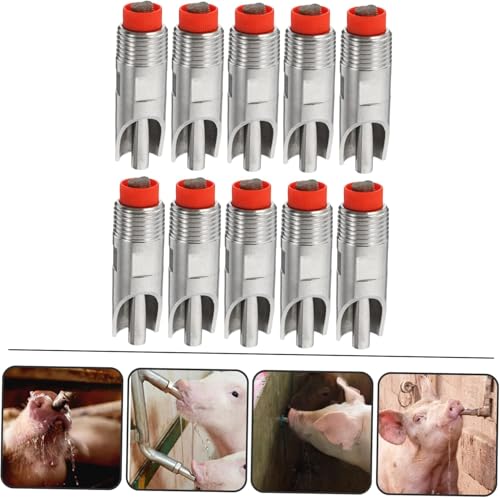 Sippy Cup Stainless Steel Nipple Water Dispenser, Leak Proof Design, 5 Pack