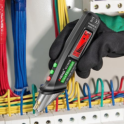 ANENG Voice Broadcast Non-Contact Voltage Tester AC 12-1000V Live/Null Wire