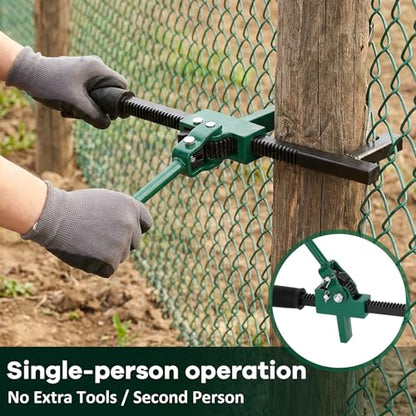 Chain Link Fence Stretcher Tool, Heavy Duty Fence Tightener