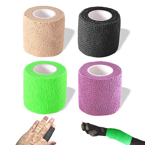 Self Adhesive Bandage Wrap, Self Adhering Bandage, Vet Wrap for Dog Tape - size: 2 Inch