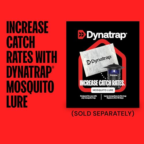 Dynatrap DT2030SR Fly Traps Outdoor - Mosquito & Flying Insect Killer for 1 Acre – Kills Mosquitoes, Flies, Gnats, Wasps - Bug Zapper Alternative - Black - style: 1 Acre Black Trap