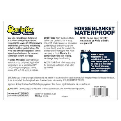 STAR BRITE Horse Blanket Waterproofing Treatment - style: 1 Gallon