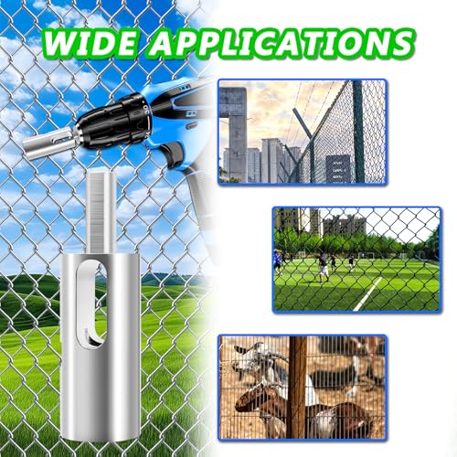 Fence Tie Tool for Drill Wire Twister 9 Gauge Chain Link