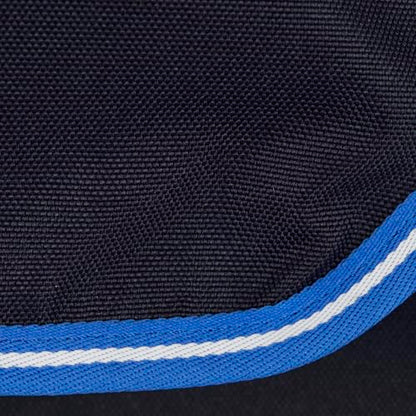 HORZE Ella Equestrian Horse Show Stall Guard with 3 Pockets | 73" x 54" - Peacoat Dark Blue - One Size