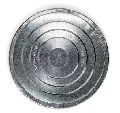 Galvanized Steel Trash Can Replacement Infinity Lid for 10 Gallon VF43852