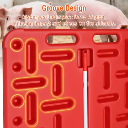 Livestock Sorting Panel with Sound Paddle 38x33 Inch Plastic Sturdy
