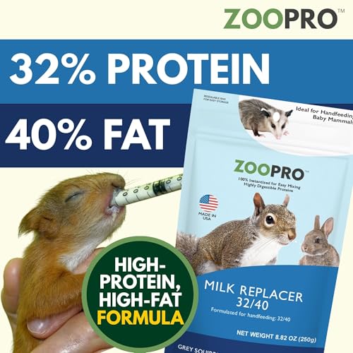 Exotic Nutrition Baby Squirrel Nursing Set (Basic) - Milk Replacer, Feeding Syringes - size: Basic