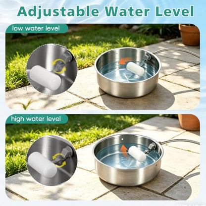 Automatic Dog Water Bowl with Float Valve