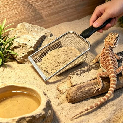 4 Pack Chicken Poop Scooper, 4" Metal Mesh Shovel - size: 4" 4 Set