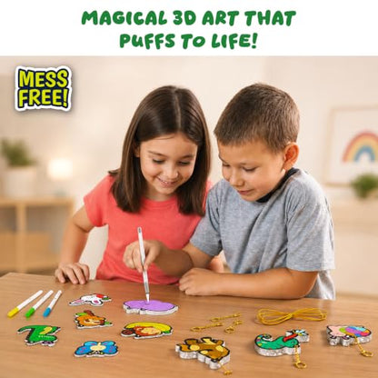 Skillmatics Aqua Puffs Animals, Art & Craft, Paint by Number, Gift for Kids - color: Animals