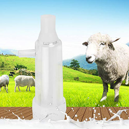 Goat Milking Liner Silicone PC Anti Fall Design for Dairy Goat Farmers Nipple Friendly Hose Connect Easy Clean 3 Month Service Life for Farm Dairy Operation