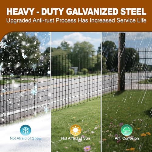 Black Vinyl Coated Welded Mesh Fence 24" x 50ft PVC Chicken Wire Fencing 16 Gauge 2" x 3" Gap for Vegetable Garden, Yard,Animal Protection,Pet Enclosures DIY Projects Poultry Netting - size: 24" x 50 ft