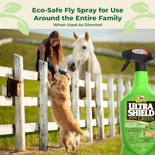 Absorbine UltraShield Green Natural Insect Repellent, 32 oz Sprayer - size: 32 Fl Oz (Pack of 1)