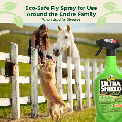 Absorbine UltraShield Green Natural Insect Repellent, 32 oz Sprayer - size: 32 Fl Oz (Pack of 1)