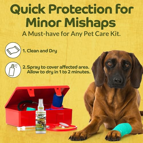 HAPPY JACK Seal 'N Heal Liquid Bandage for Dogs, Cats, Pets, 4 oz