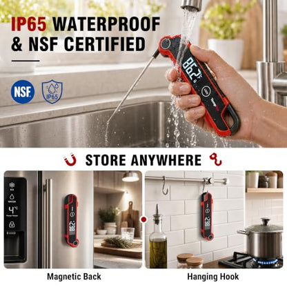 TempPro TP620 0.5 SEC Thermocouple Meat Thermometer Digtial