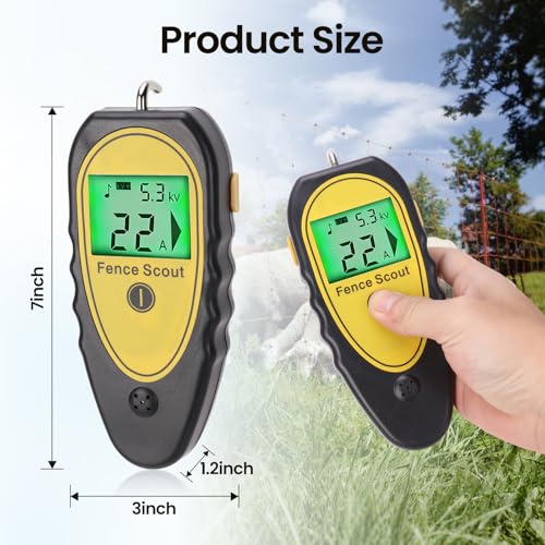 Digital Electric Fence Tester 19.9KV with Fault Finder