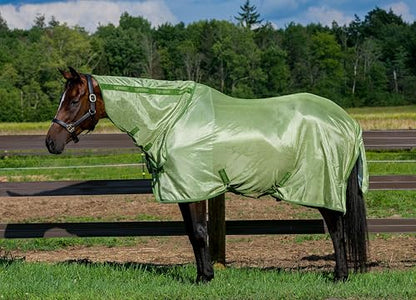 TuffRider Sport Mesh Combo Neck Fly Sheet 75 Sage - color: Sage, size: 75