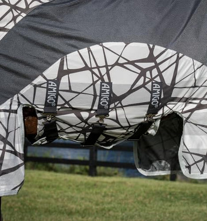 Horseware® Amigo® CamoFly 3-in-1 Plus Fly Sheet - CamoFly Print/Grey, 84 inches - size: 84 inches