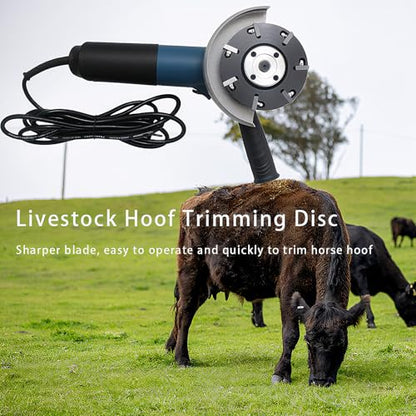 7 Blade Hoof Trimming Disc for 4.5 and 5 Inch Angle Grinders