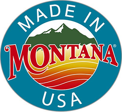Outfitters Supply Classic Canvas & Leather Horse or Mule Feedbag, Handmade in Montana USA Leather, Adjustable Strap, Solid Leather Bottom with Leather Side Ventilation