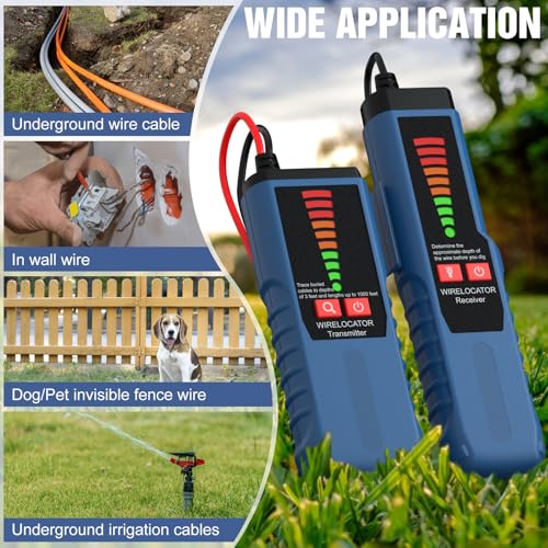 F04 Underground Cable Locator, Breakpoint Locator Tracker - color: Blue