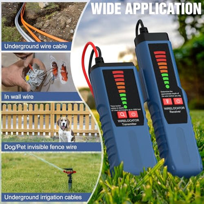 F04 Underground Cable Locator, Breakpoint Locator Tracker - color: Blue