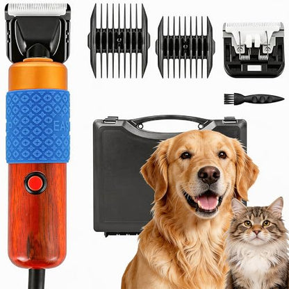 Dog Clippers for Grooming Thick Hair, 200W Sheep Shears, Pet Clipper Kit - size: 10 feet