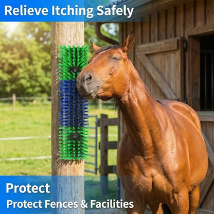 Livestock Scratching Brush, Itch Relief Goat Scratching Post Brush