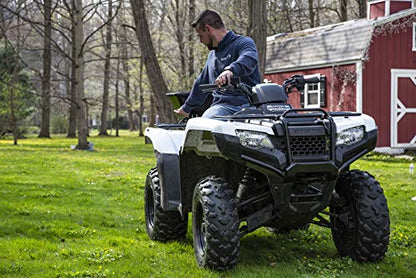 Buyers Products ATVS100 ATV Broadcast Spreader with Rain Cover, 100 lb Capacity, Rear Rack Mount, Poly Hopper, 12V Motor, for Seed, Fertilizer, Salt & Feed, All Season Use, ATV Accessories & Lawn Care