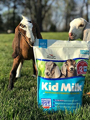 Manna Pro Goat Kid Milk Replacer with Opti-Gut, 4 lb Bag - size: 4 Pound (Pack of 1)