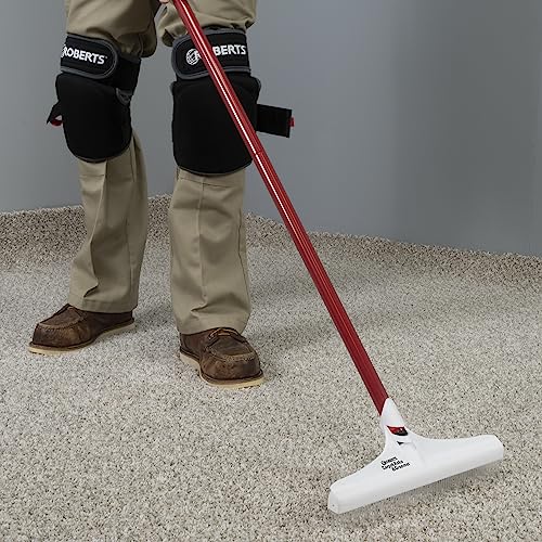 ROBERTS 12" Carpet Rake and Groomer with 51" Handle