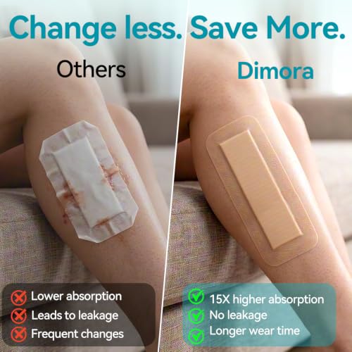 Dimora Silicone Foam Dressing 2"x5" Adhesive Border - size: 2"x5"(5Packs)
