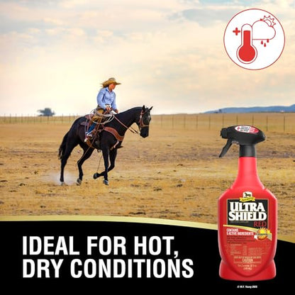 Absorbine UltraShield Red Insecticide & Repellent, 32 fl oz Sprayer - size: 32 Fl Oz