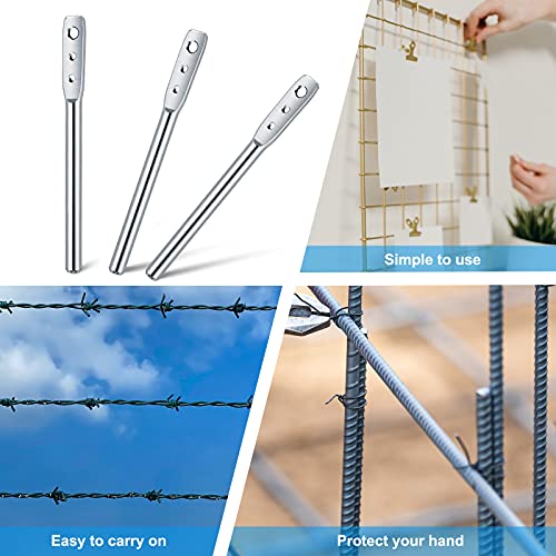 Moxweyeni 3 Hole Wire Twisting Tool for Fence Wire and Clip