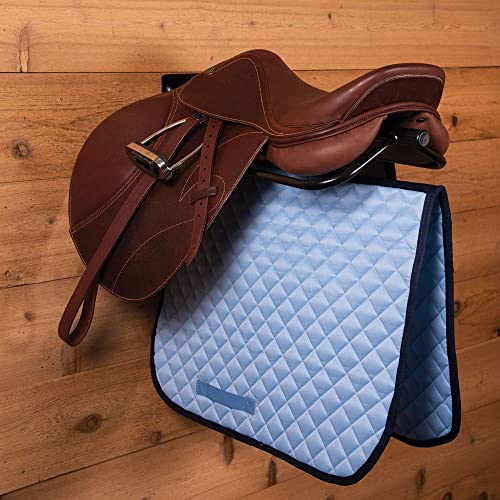 EASY-UP Saddle Rack with Pad Bar for Horse Enthusiast | Heavy-Duty Saddle Rack Wall Mount | Western & English Saddle Rack | Keeps Tack Organized - style: Mounted Rack w/Single Pad Rack - 4 Pack