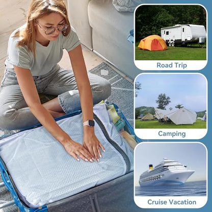Extra Large Mesh Laundry Bags for Delicates,30"x30" Laundry Bags Mesh Wash Bags for Washing Machine, Delicate Laundry Bag, Travel Clothing Storage Bags for Cruise, Camping, College (2 Pack) - size: 2XX-Large(2Pcs)