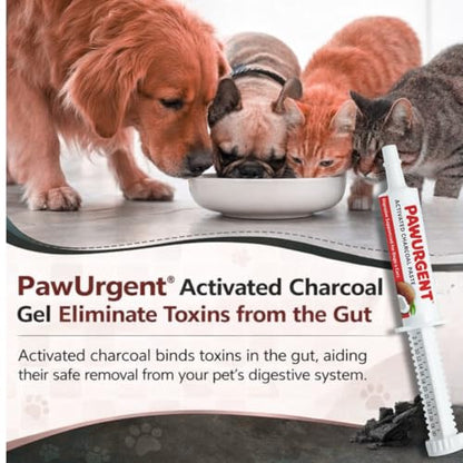 30 cc Activated Charcoal Gel for Dogs for Poisoning, Dog First Aid Activated Charcoal, Animal Use Only - size: 1 pack
