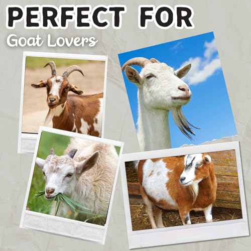 Huglanket Goat Gifts for Goat Lovers, Wearable Flannel Goat Blanket Hoodie with Two Large Pocket, Black