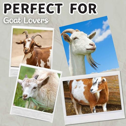Huglanket Goat Gifts for Goat Lovers, Wearable Flannel Goat Blanket Hoodie with Two Large Pocket, Black