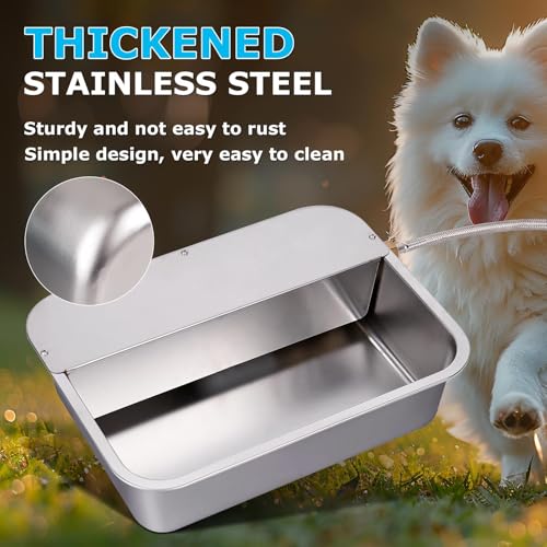 3 Gallon Automatic Dog Water Bowl Dispenser Outdoor Dog Waterer