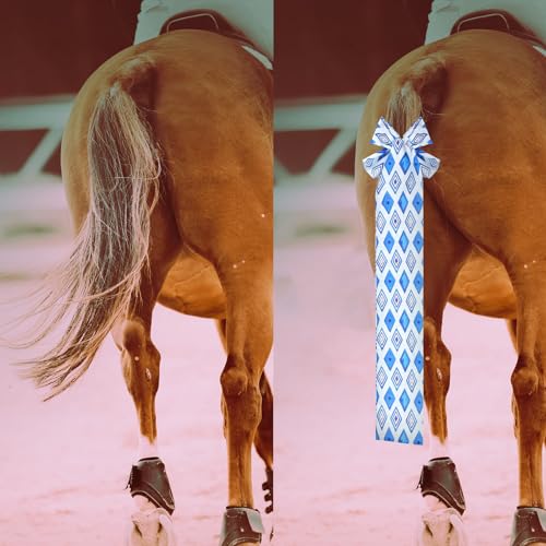 Huhumy 6 Pcs Horse Tail Bags 22" Breathable Slip on Guard,Modern Style - style: Modern Style