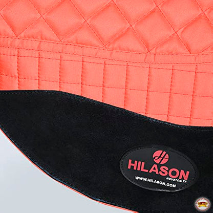 HILASON Western All Purpose Horse English Saddle Pad | All-Purpose - color: Orange