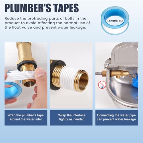3/4 Inch Brass Float Valve for Water Trough Stock Tank Automatic Water Level Control Float Valve for Pond Farm Livestock Cattle Goat Horse Livestock Waterer Pool Auto fill (3/4" 1PCS) - style: 3/4" 1PCS
