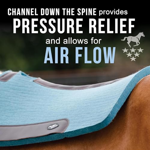 Professional's Choice 100% Steam-Pressed Wool Felt Western Saddle Pad